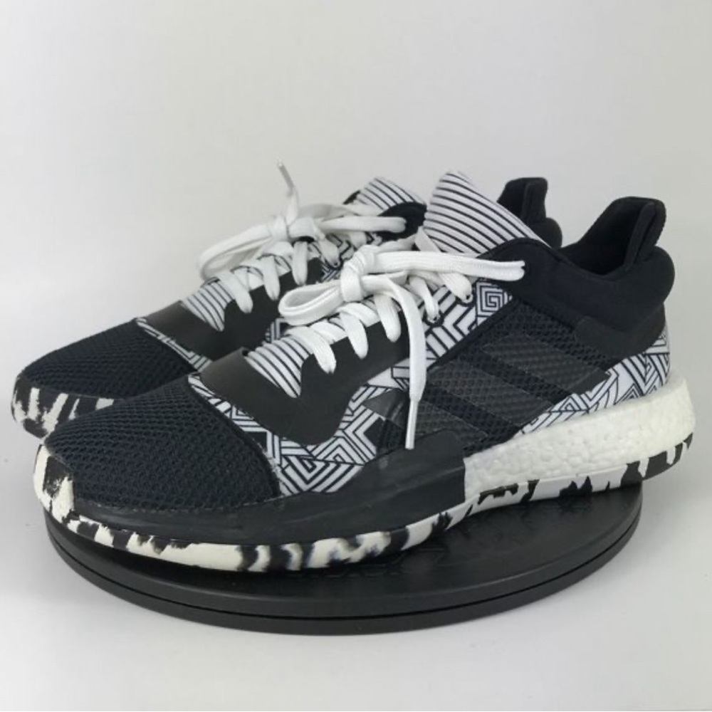 Adidas Marquee Boost Black/White Athletic Basketball Shoes F97281 Men’s Size 9.5
